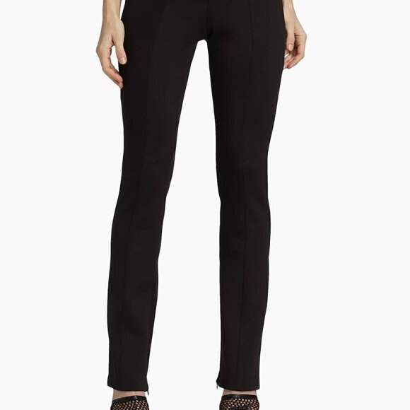 NWT Good American Black Disco Slit Front Pants - Size 4 (XL) - Picture 10 of 10